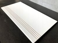 BIAŁE GŁADKI płytki na schody 30x60 ANTYPOŚLIZGOWE