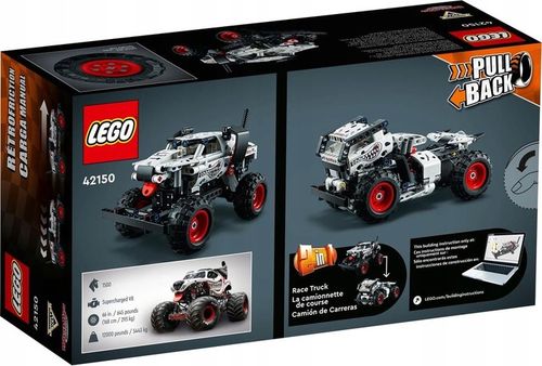 KLOCKI LEGO TECHNIC 42150 MONSTER JAM MUTT DALMATIAN 2W1 AUTA DLA DZIECI na Arena.pl