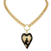 choker z sercem z kolekcji angel (c23/zwe/54au)
