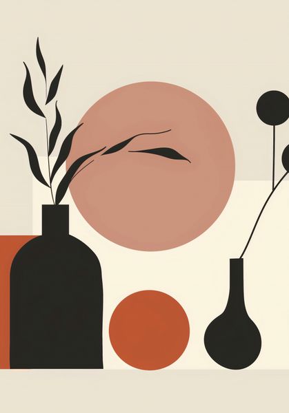 Plakat 70x100cm Stół Roślin zdjęcie 1