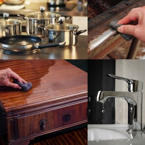 WEŁNA STALOWA 1kg Uniwersalna do czyszczenia, polerowania i renowacji na Arena.pl