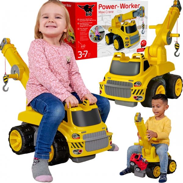 BIG Jeździk Dźwig Maxi Crane zdjęcie 1