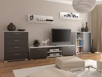 Szopen 2 BIAŁO/CZARNY do salonu pokoju