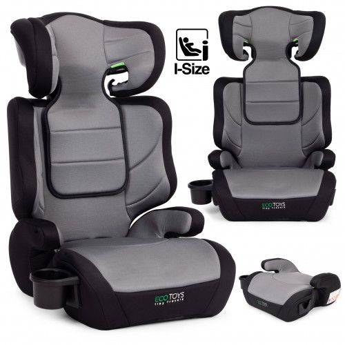 FOTELIK SAMOCHODOWY ECOTOYS 2W1 I-SIZE 100-150CM BEZPIECZNY zdjęcie 1