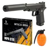 Pistolet na kulki plastikowe 6mm ASG imitacja replika MPK-D1A + 800 kulek