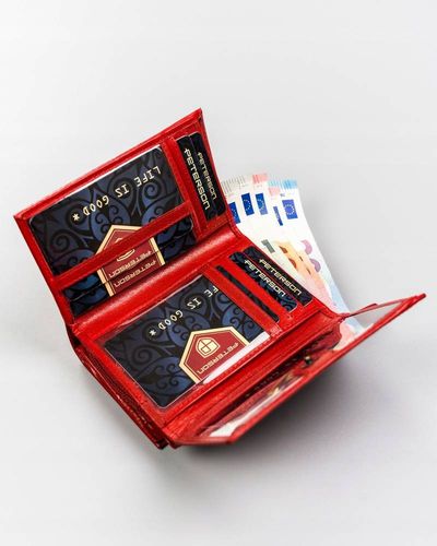 elegancki portfel damski ze skóry naturalnej - peterson na Arena.pl