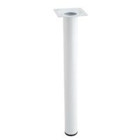 Noga meblowa HORN 30x3,0cm metalowa biała fra