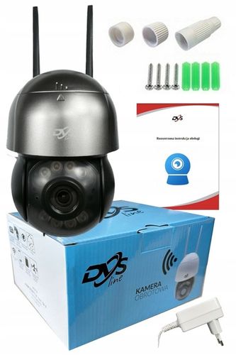 Obrotowa kamera zewnętrzna 360° IP WiFi z DETEKCJĄ RUCHU 5Mpx 2K AUDIO DVS na Arena.pl