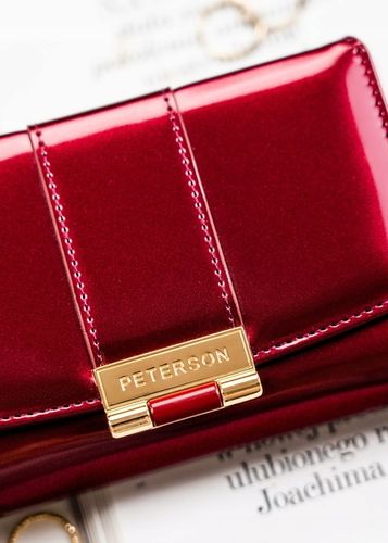 Peterson damski portfel ze skóry ekologicznej w kwiaty pionowy na na Arena.pl