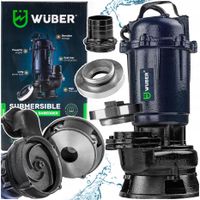 Pompa do wody Z ROZDRABNIACZEM zatapialna 750W 15900l/h żeliwna IPX8