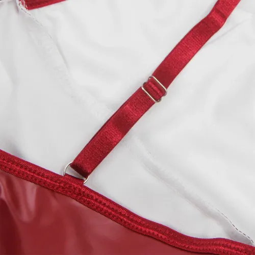 subblime 955403 sukienka l/xl z bordowymi ramiączkami z eko-skory na Arena.pl