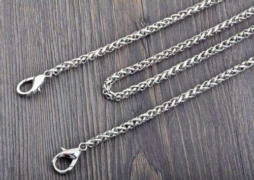 Srebrny Pasek Do Torby Torebki Łańcuch Długi Metal na Arena.pl