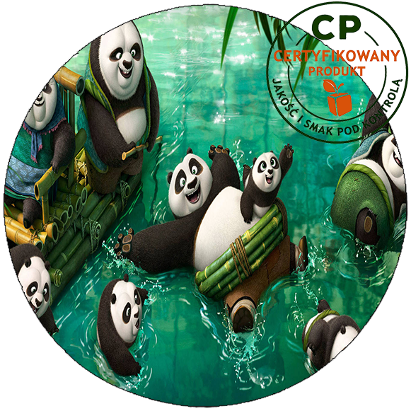 Opłatek na tort Kung fu Panda zdjęcie 1