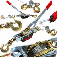 WYCIĄGARKA LINOWA 4T DWIE ZĘBATKI MAR-POL