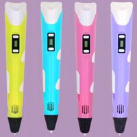 DŁUGOPIS 3D DRUKARKA MAGICZNY DLA DZIECI PEN ZESTAW WKŁADY PLA 110 METRÓW