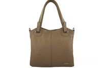 Codzienna duża torebka damska - Beżowa