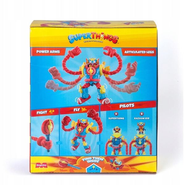 SUPER ZINGS THINGS SUPERTHINGS SUPERBOT TRASHER POWER ARMS TRASHER 25109 zdjęcie 5