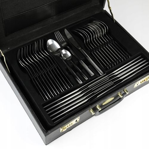 ZESTAW SZTUĆCE 72 el kpl WALIZKA SREBRNE POŁYSK 12 na Arena.pl