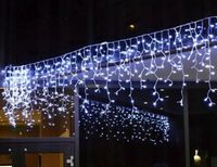 SOPLE 500 LED BIAŁE ZIMNE CHOINKOWE lampki z programatorem 20m