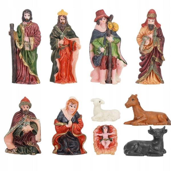 FIGURY DO SZOPKI BOŻONARODZENIOWEJ 10 CM KOMPLET 10 FIGUR + GRATIS! zdjęcie 11