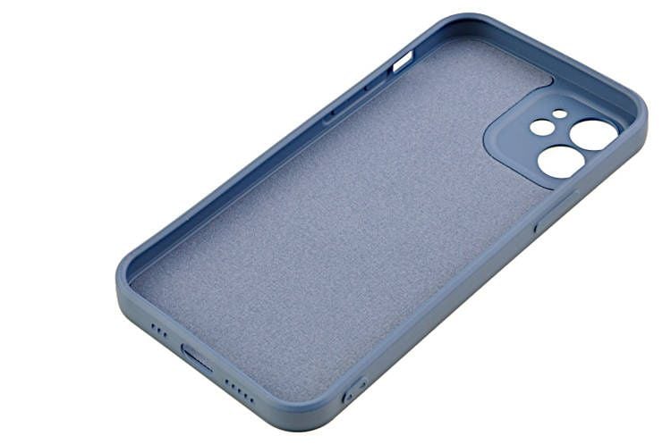 Etui Pastel Ring do Apple iPhone 12 granatowy zdjęcie 5