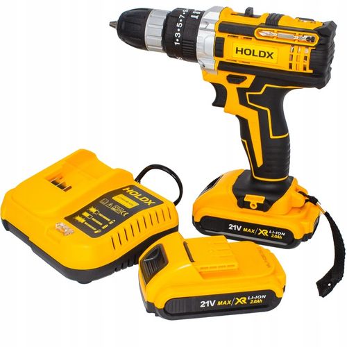 WIERTARKO WKRĘTARKA UDAROWA HOLDX DUŻY ZESTAW NARZĘDZI 2x AKU BITY na Arena.pl