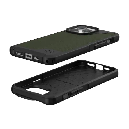 Etui UAG Metropolis LT MagSafe do iPhone 15 Pro Max - zielony kevlar na Arena.pl
