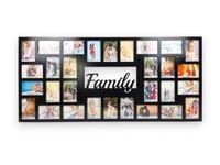 Multirama ramka na zdjęcia z napisem Family 30 zdjęć