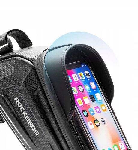 ROCKBROS SAKWA ROWEROWA TORBA NA RAMĘ PANCERNA Z POKROWCEM NA TELEFON 1,5L na Arena.pl