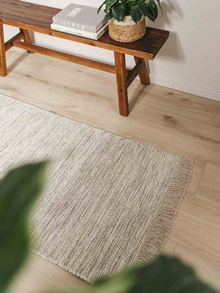 RUG/BENUT/SILAS/CREAM+GREY/70x200 zdjęcie 3