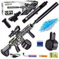 KARABIN NA KULKI ŻELOWE DUŻY BEZPIECZNY AUTOMAT MASZYNOWY PISTOLET BĘBNOWY