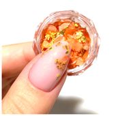 SEMILAC SUSZONE KWIATY DO ZDOBIENIA PAZNOKCI GOLDEN SUNSET