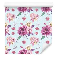 Tapeta do sypialni róże kwiaty liście owoce leśne