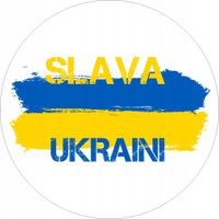 Naklejki wlepki UKRAINA CHWAŁA SLAVIA UKRAINIE 50