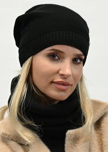 Komplet Czapka z Tubą Znakomita Jakość Czarny B1 na Arena.pl