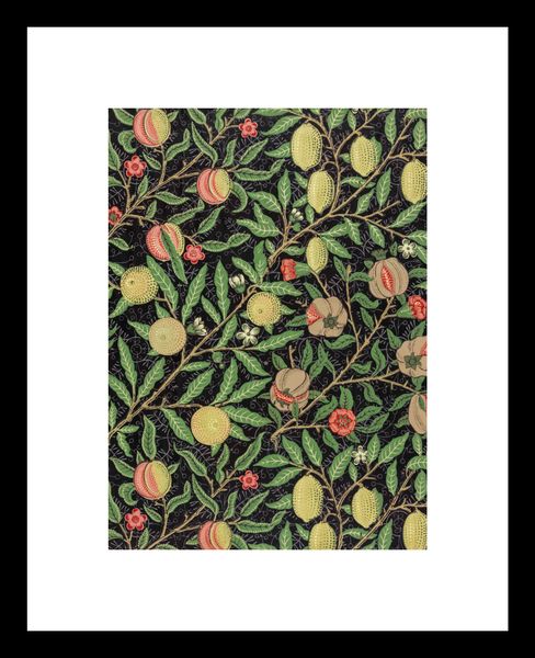 Plakat 13x18cm Fruit Pattern, William Morris Vintage do Salonu zdjęcie 3