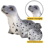 Pluszowa Maskotka Przytulanka Foka Szara 37cm