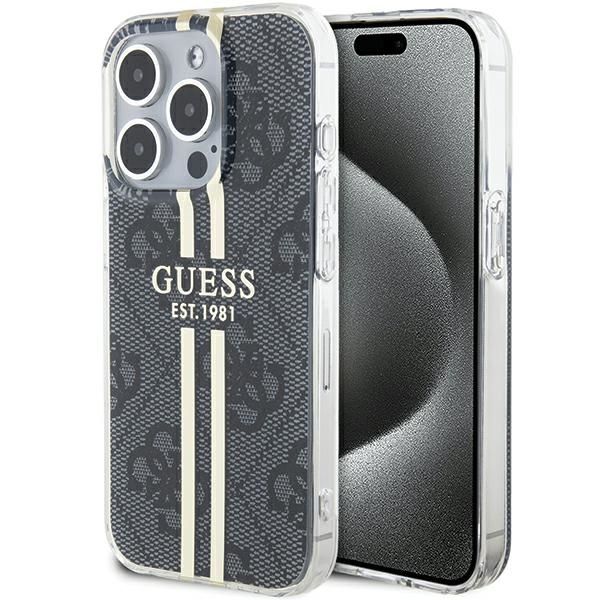 Etui Guess do iPhone 15 Pro, Czarny zdjęcie 1