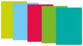 TECZKA Z GUMKĄ A3 FLUO MIX KOLOR 6565 A"10