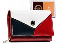 średni portfel damski ze skóry naturalnej - peterson