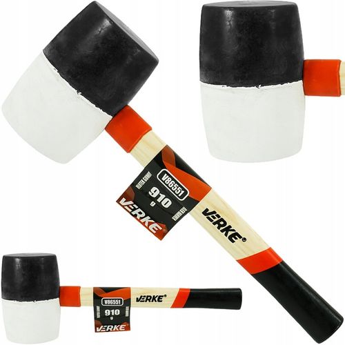 MŁOTEK GUMOWY BRUKARSKI BLACHARSKI DO KOSTKI BEZODRZUTOWY 910g FIBERGLASS na Arena.pl