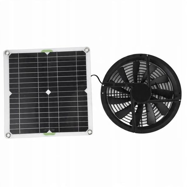 ZEWNĘTRZNY PANEL SOLARNY WENTYLATOR 12V 100W zdjęcie 6