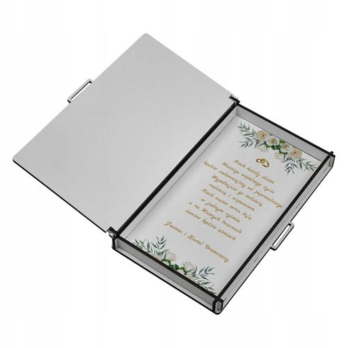 PREZENT NA ŚLUB - PUDEŁKO NA PIENIĄDZE dla pary młodej pamiątka ślubu na Arena.pl