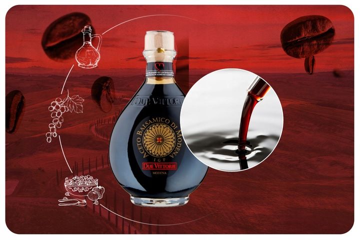 Due Vittorie włoski ocet balsamiczny z Modeny IGP 250 ml zdjęcie 2