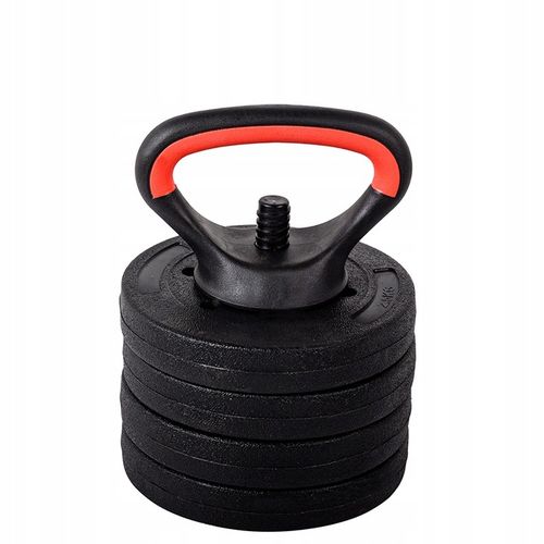 HANTLE BITUMICZNE REGULOWANE 2x20 KG+SZTANGA+UCHWYTY KETTLEBELL RP12-40 na Arena.pl
