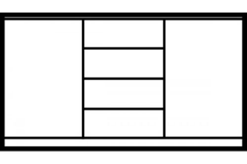Komoda DUBAJ 4SZ2D na Arena.pl