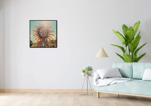 Plakat 60x60cm Słoneczna Medytacja na Arena.pl