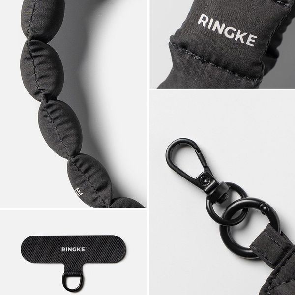 ringke holder & puffer hand strap calm black zdjęcie 3