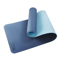 mata do ćwiczeń 4Fizjo 180x60x1 cm granatowo-niebieski MAŁPISZON