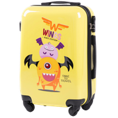 KD01 JAY, Walizka kabinowa dziecięca POLICARBON S Wings, MONSTER
